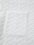 Sarah Express Women's Textured Johnny Collar Sweatshirt