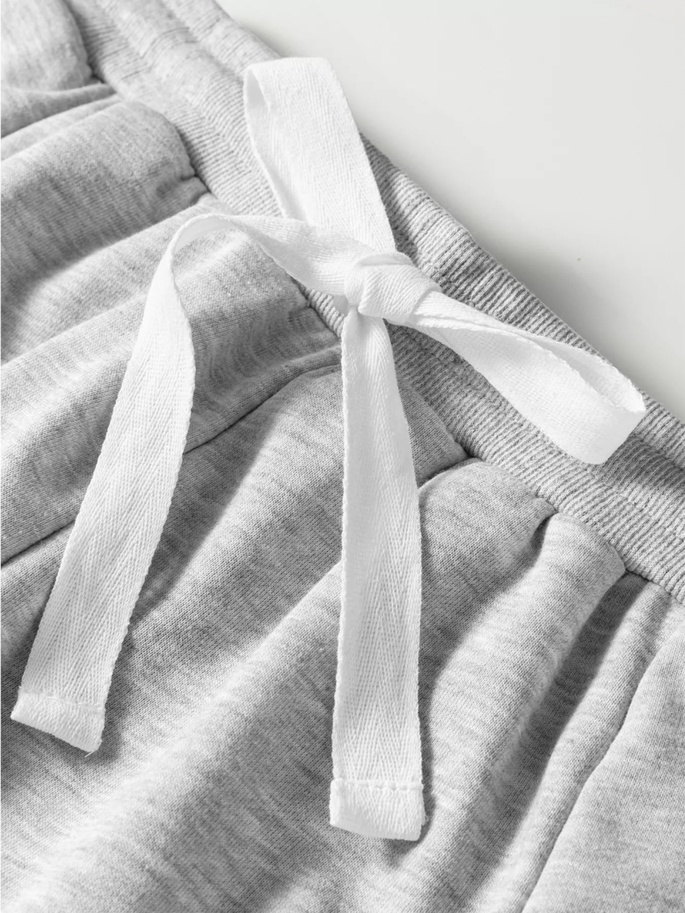 Sarah Express Women's Lace Patchwork Drop Shoulder Top and Drawstring Skort 2pcs Outfit