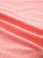 Sarah Express Women's Flower Patched Exposed Seam Oversized T Shirt