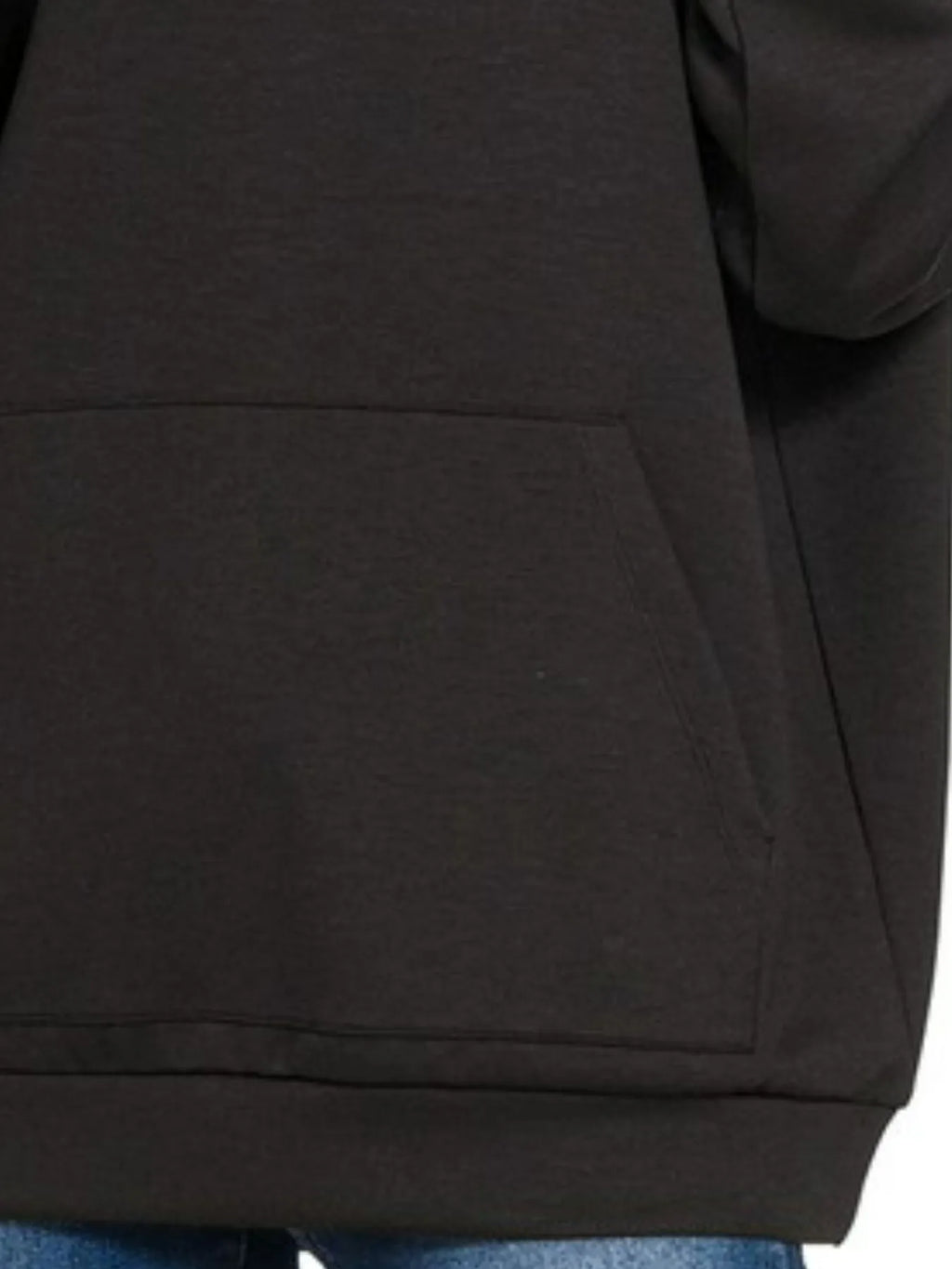 Sarah Express Women’s Oversized Scuba Hoodie with Kangaroo Pocket
