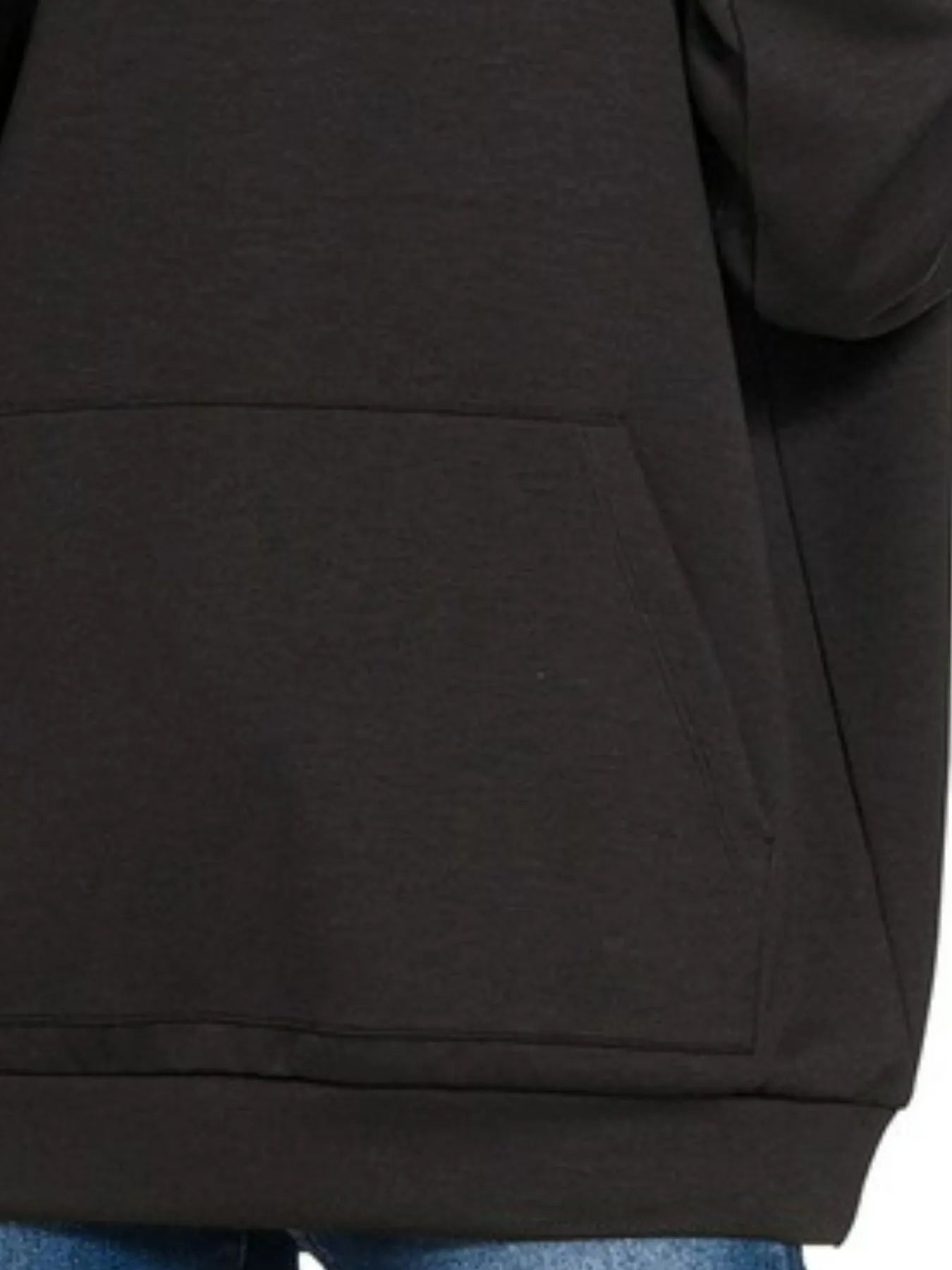 Sarah Express Women’s Oversized Scuba Hoodie with Kangaroo Pocket
