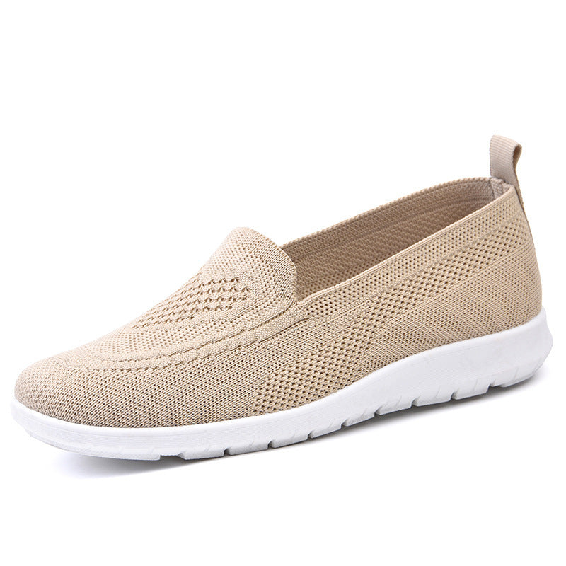 Sarah Express Breathable Casual Flat Shoes F14 Beige Bag