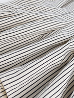 Sarah Express Women's Striped Short Sleeve Button-Up Shirt