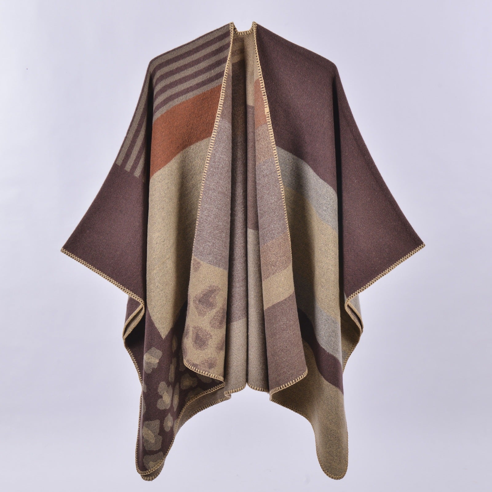 Women's Oversized Plaid Scarf Shawl Wrap Imitation Cashmere Winter Travel Accessory