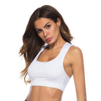 Women's Hooded Sports Bra Yoga Vest - Quick-Drying Shockproof Running Crop Top