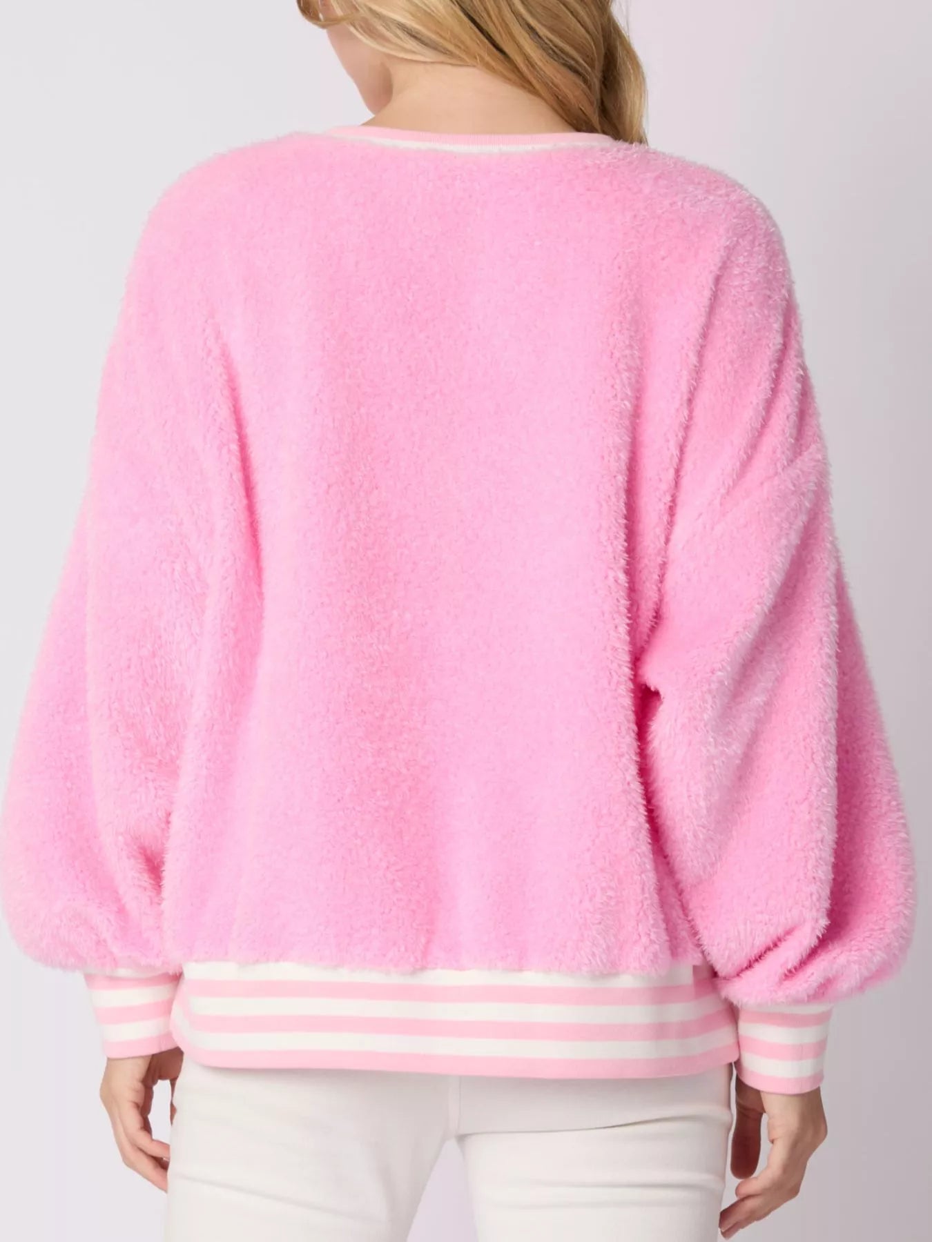 Sarah Express Women's Rhinestone Merry Christmas Round Neck Sweatshirt