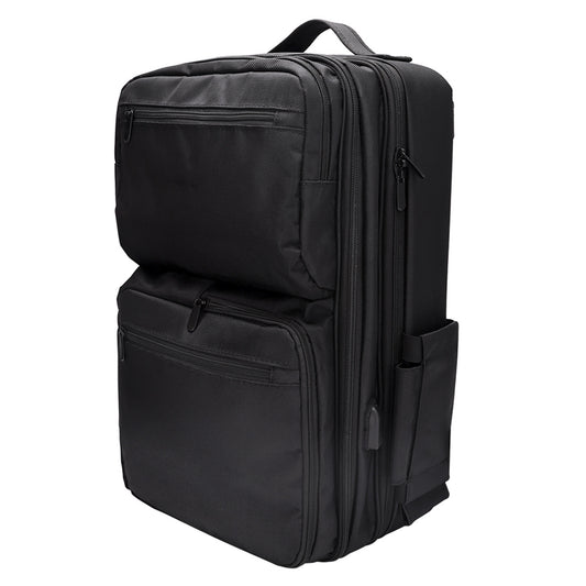 Sarah Express Black High Capacity Makeup Artist Backpack – Multifunctional Travel & Professional Organizer Bag