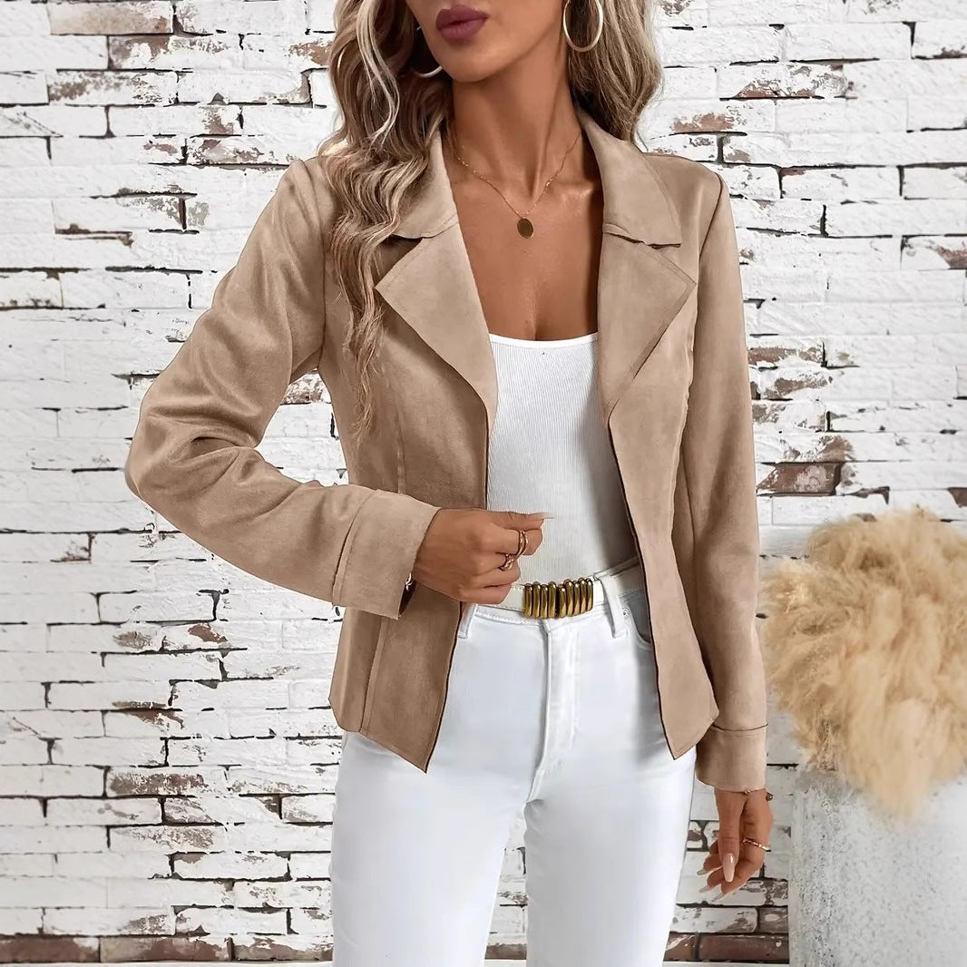 Women's Slim Fit Cardigan Jacket Long Sleeve Professional