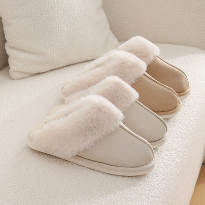 Sarah Express Plush Fur Slippers - Warm Non-Slip Indoor House Shoes