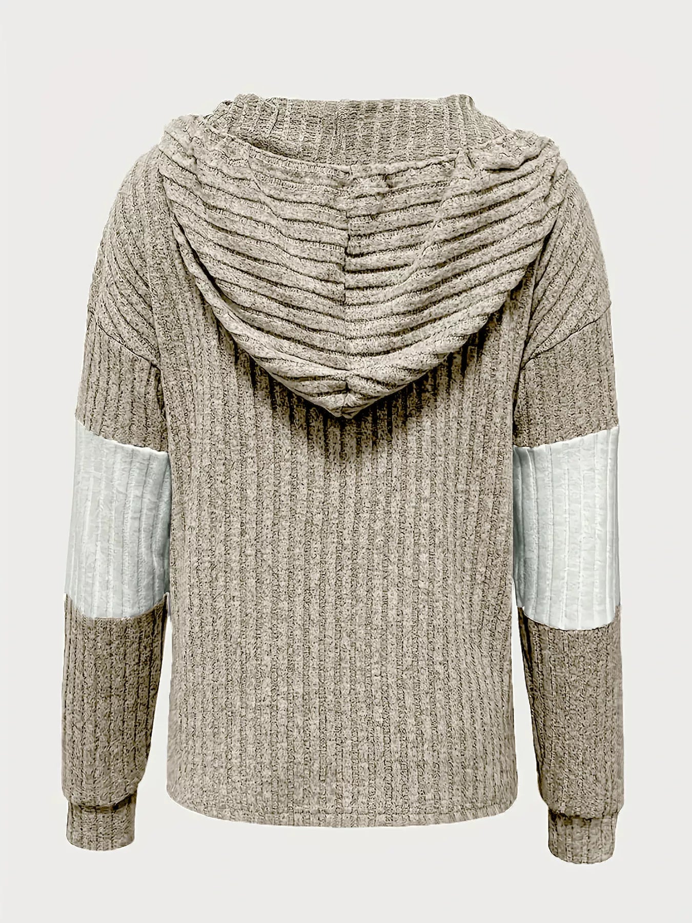 Sarah Express Women's Color Block Drawstring Long Sleeve Hoodie