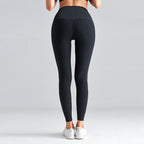 Women's Slim Fit Nylon Yoga Pants High Stretch Athletic Leggings Workout Activewear