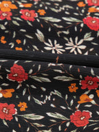 Sarah Express Women's Floral Print Lantern Sleeve Loose Shirt