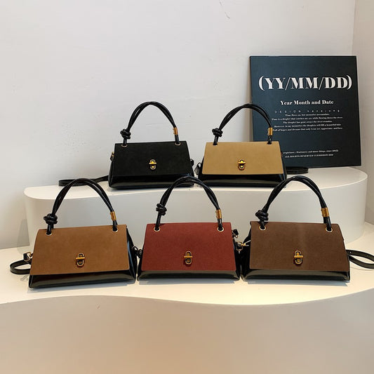 Sarah Express Vintage PU Leather Tote Bag