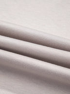 Sarah Express Women's Solid Color Drop Shoulder Pullover and Drawstring Mini Skirt 2pcs Outfit