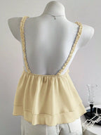 Sarah Express Women's Lace Detail Layered Cami