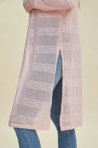 Sarah Express Women’s Plus Size Open Front Longline Cardigan Sweater
