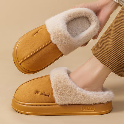 Sarah Express Unisex Winter Fluffy Slides | Cosy Warm Non-Slip Indoor Cotton Slippers