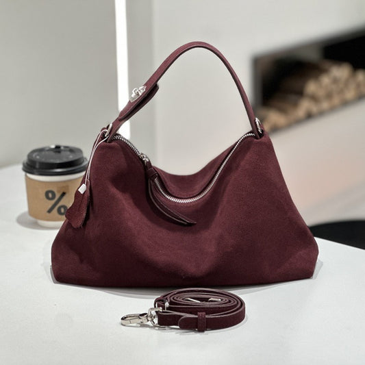 Sarah Express Genuine Leather Crossbody Tote Bag