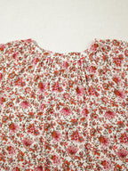 Sarah Express Women's Floral Long Sleeve Button Down Blouse