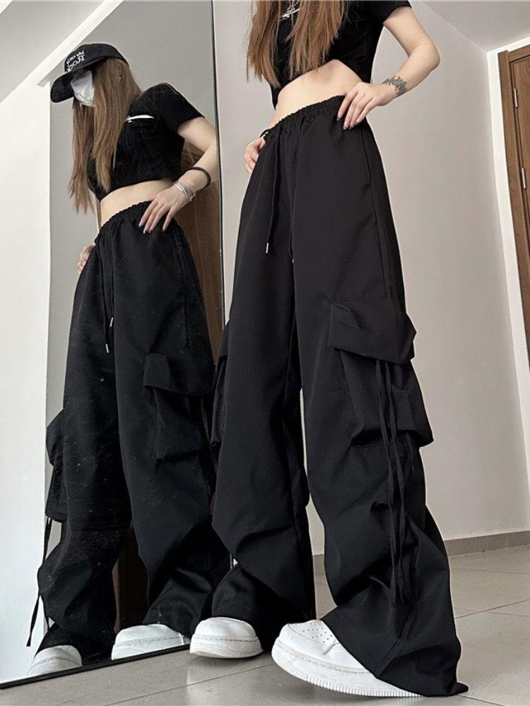 High Waist Quick Drying Retro Casual Pants