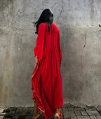 Women's Rayon Embroidered Beach Cover Up Cardigan Sun Protection Swimwear