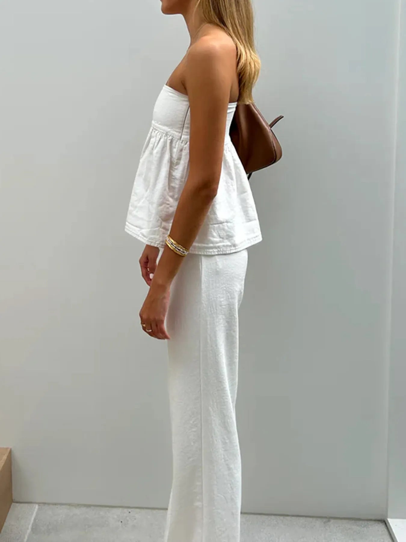 Sarah Express Women's Tube Top and Pants Set