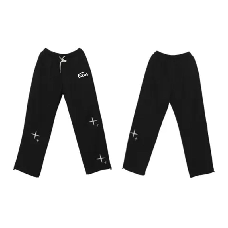 Women's Ankle Tie Jogger Sweatpants Elastic Waist Pockets
