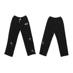 Women's Ankle Tie Jogger Sweatpants Elastic Waist Pockets