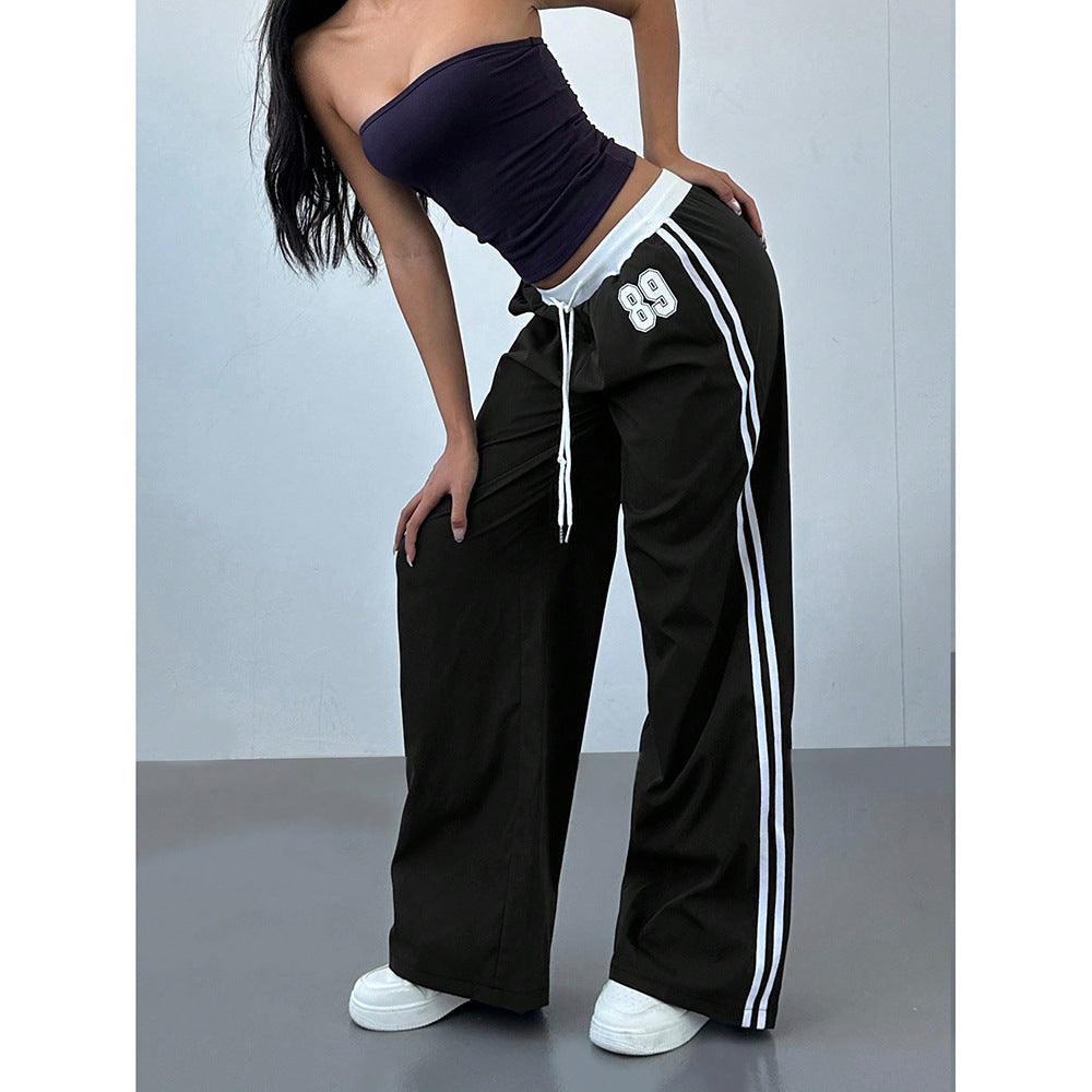 Women's Loose Trendy Digital Printing Long Pants