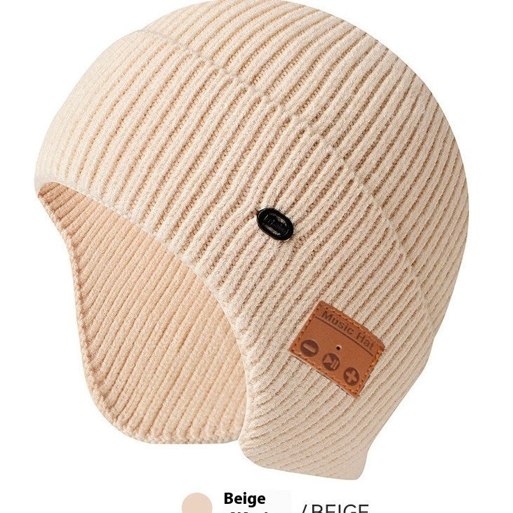 Wireless Bluetooth Beanie Knitted Winter Hat USB Rechargeable
