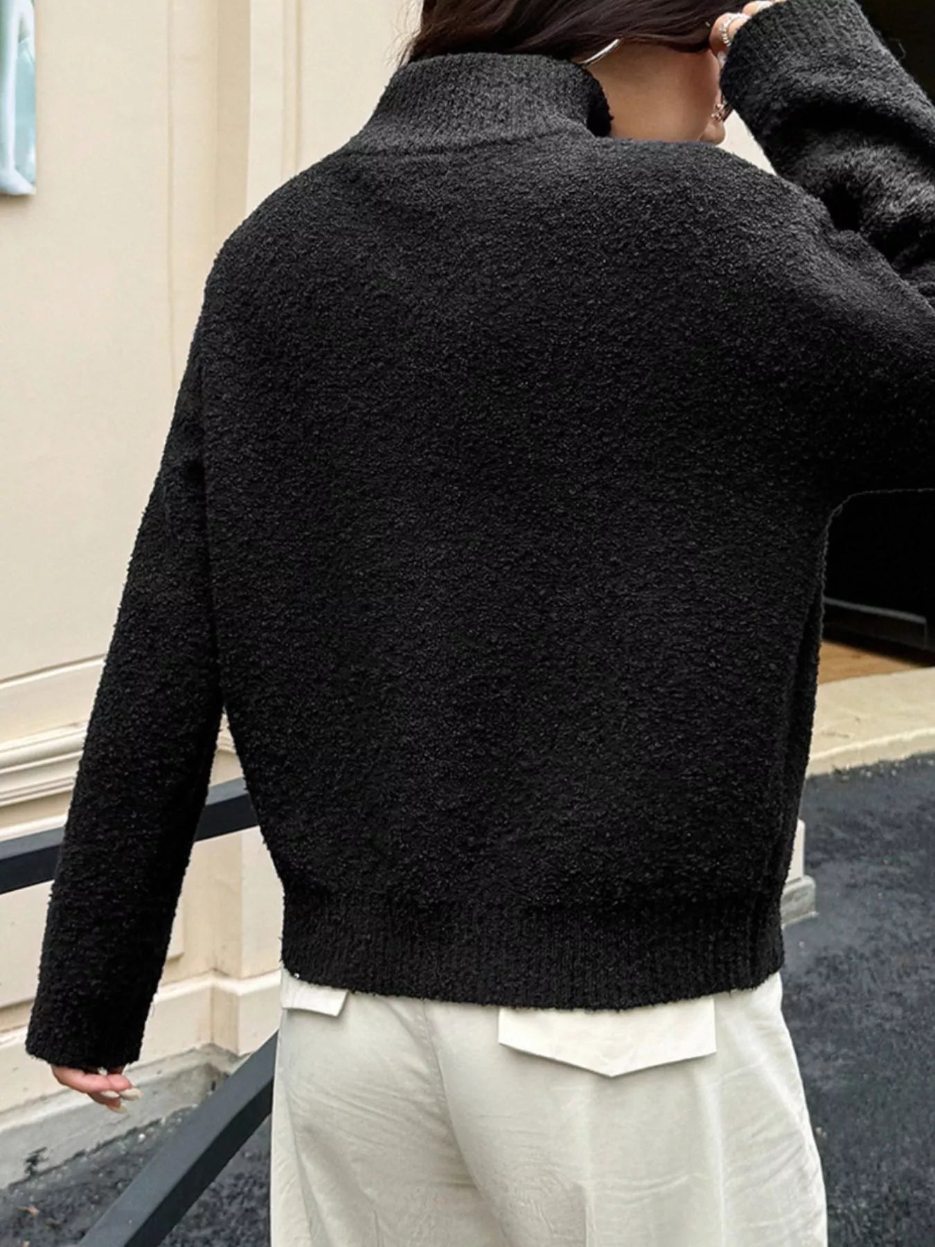 Sarah Express Women's Turtleneck Long Sleeve Sweater