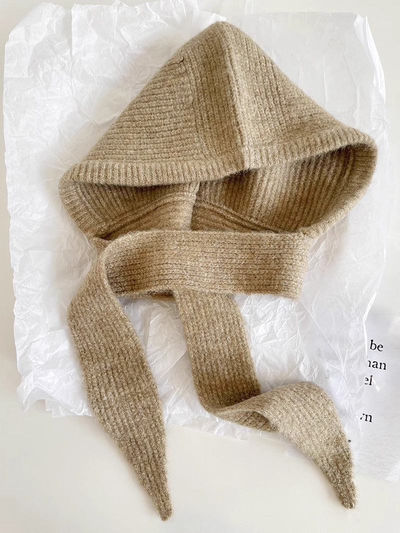 Women's Retro Balaclava Winter Hat with Earmuffs Windproof Warm