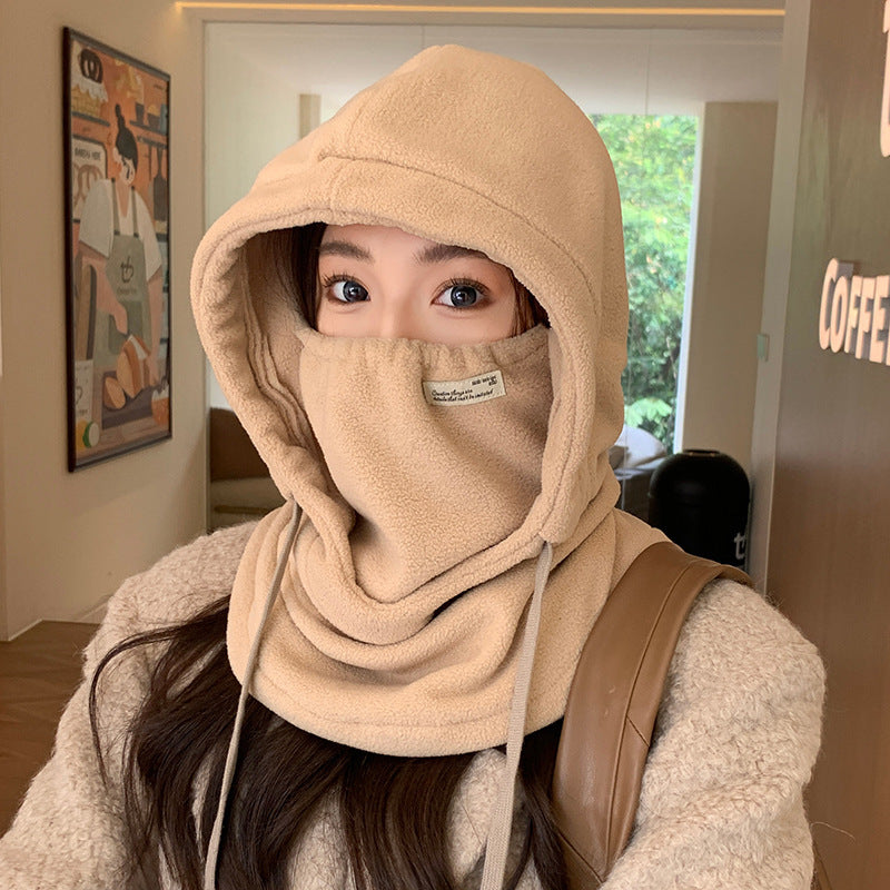 Sarah Express Women's Winter Cycling Hat Windproof Warm Rabbit Fur Dome Crown Beanie