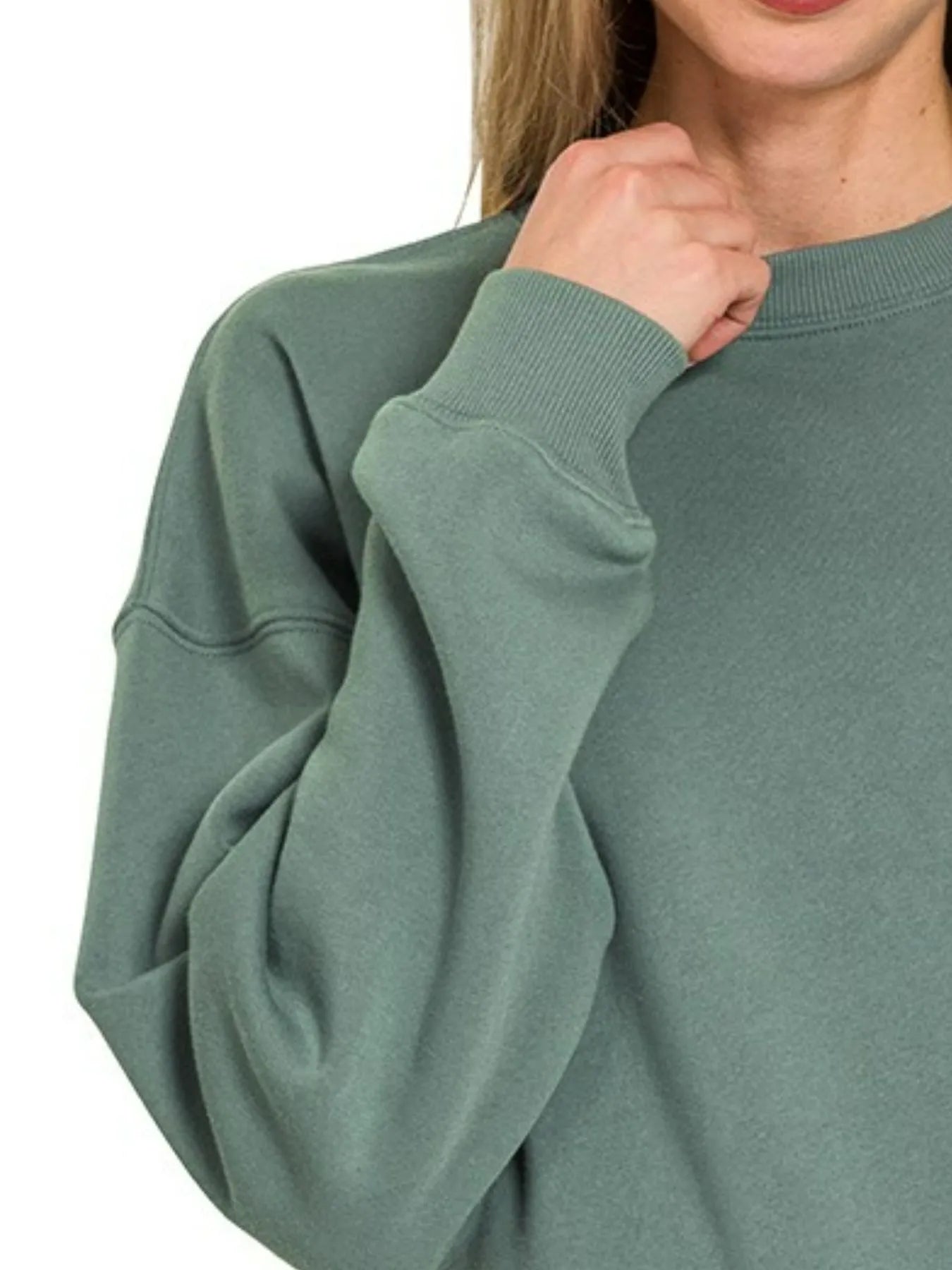 Fleece Round Neck Sweatshirts