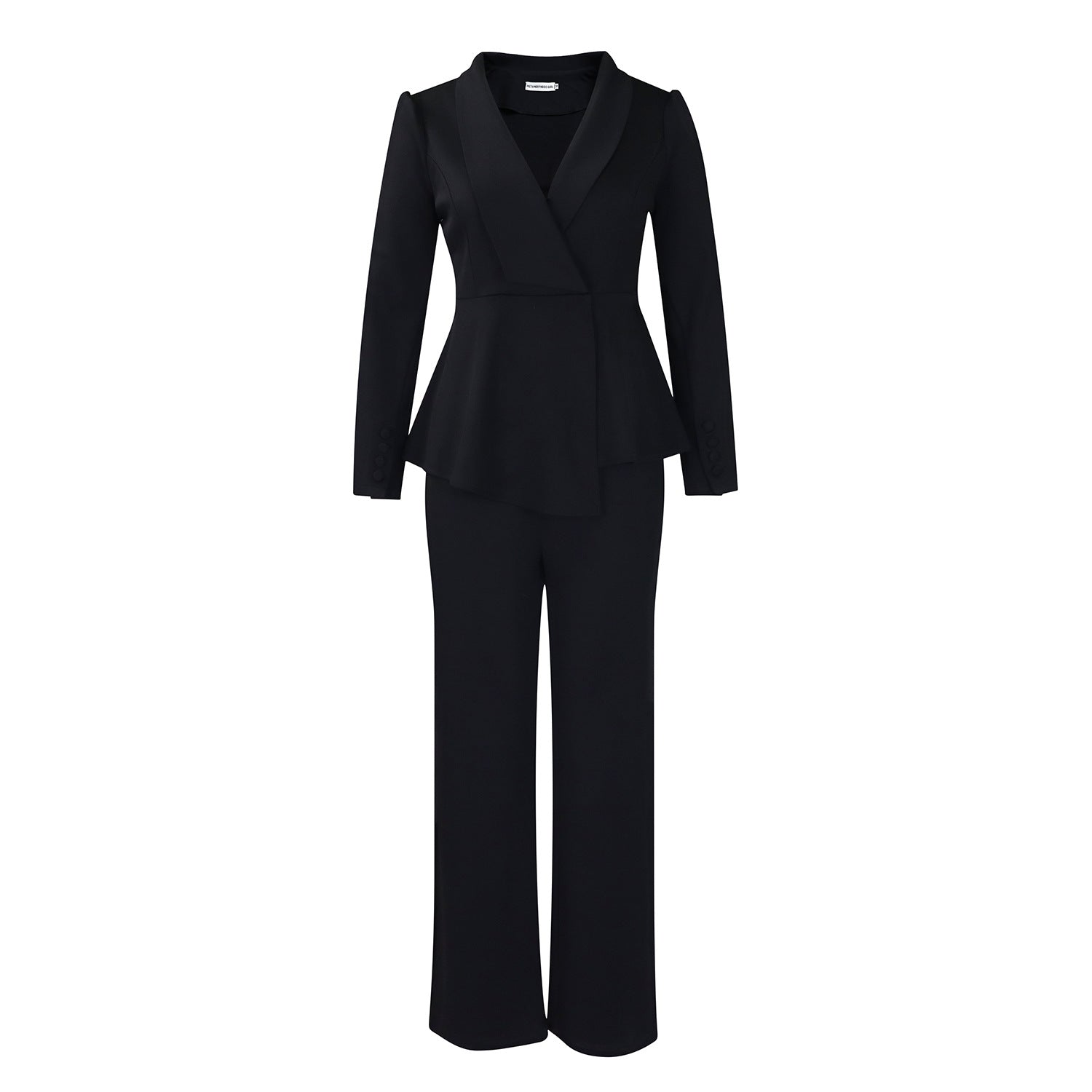 Women's Elegant Two-Piece Suit Set - Professional Blazer and Pants