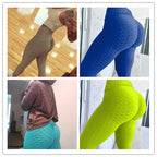 Women's High Waist Scrunch Leggings Textured Booty Lifting Activewear Yoga Pants