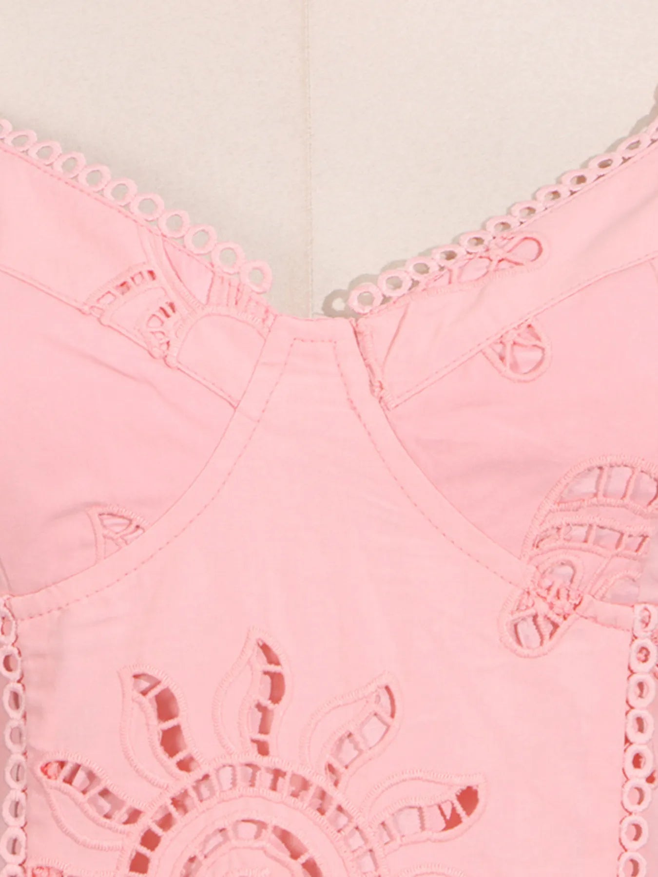 Sarah Express Women's Hollow Out Adjustable Strap Mini Dress