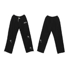 Women's Ankle Tie Jogger Sweatpants Elastic Waist Pockets