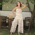 Women's Printed Maxi Dress Casual Short Sleeve Polyester
