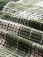 Sarah Express Women's Plaid Button Up Long Sleeve Shacket