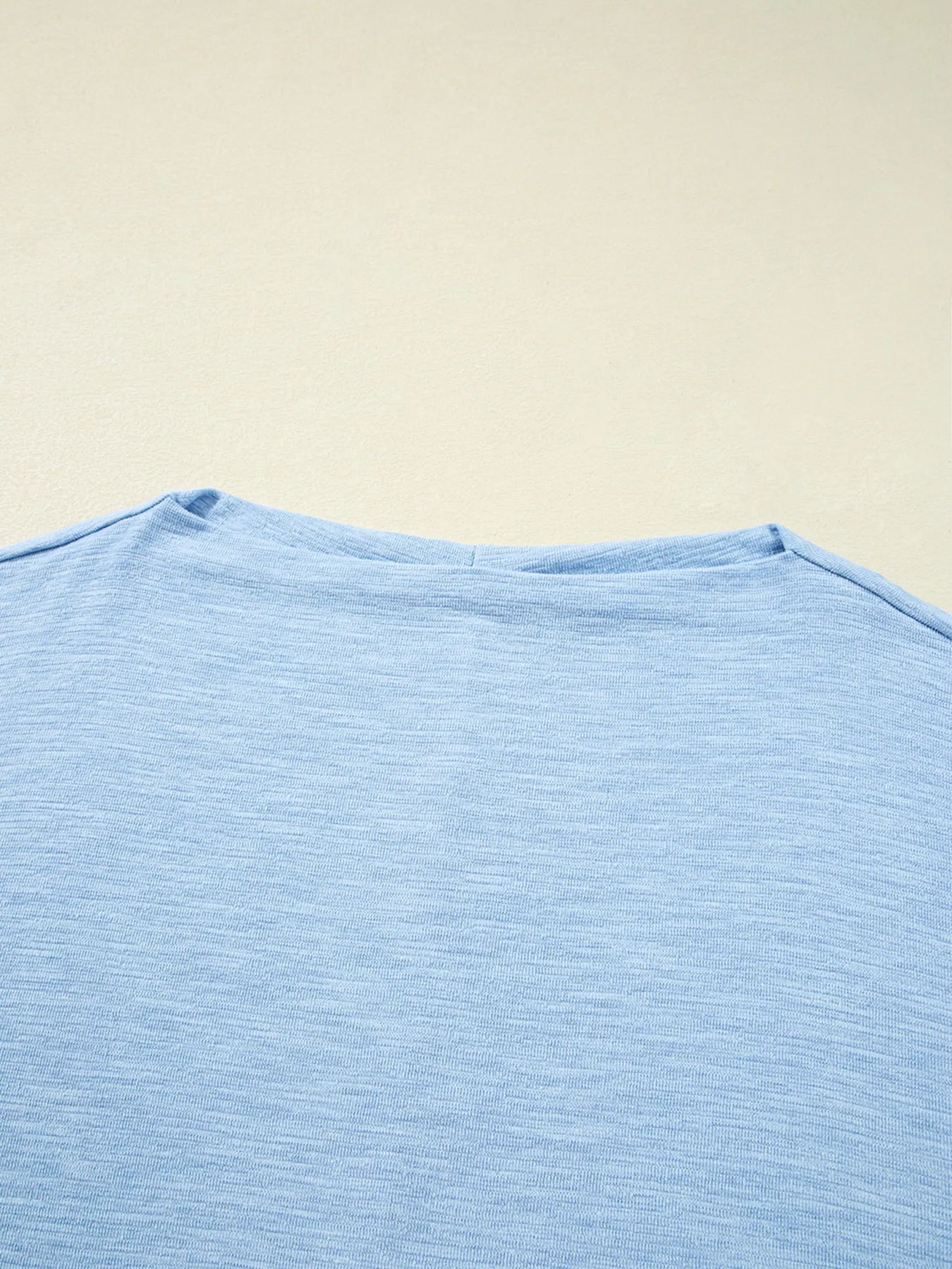 Sarah Express Women's Solid Color Batwing Long Sleeve Top