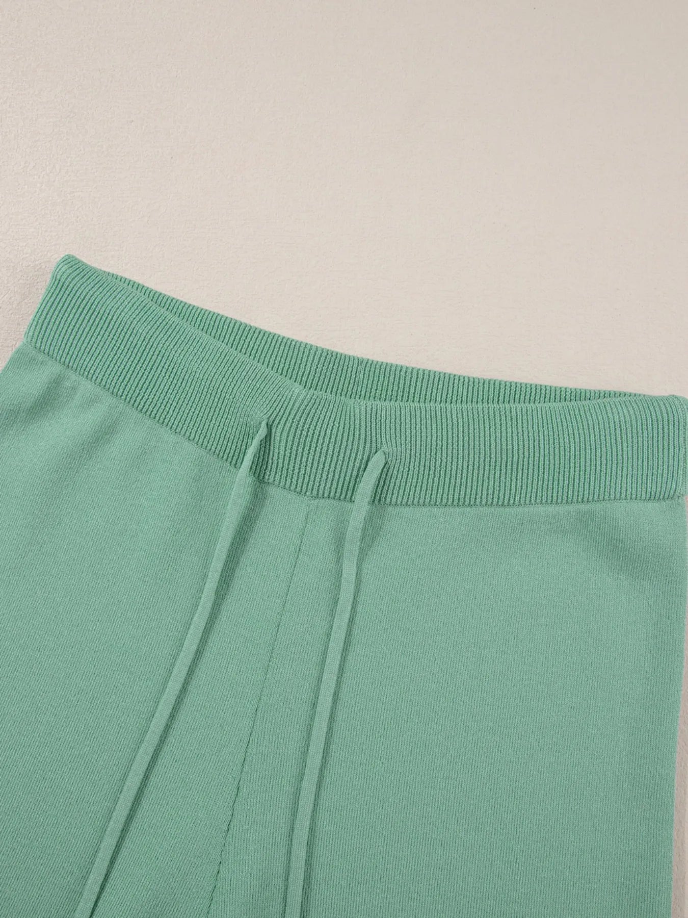 Sarah Express Women's Contrast Trim T-Shirt and Drawstring Pants Set