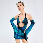 Halter Neck Cut-Out Bodycon Two-Piece Set Sexy Party | Sarah Express