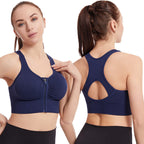 Women's Shockproof Push Up Sports Bra - High Impact Running Yoga Fitness Plus Size