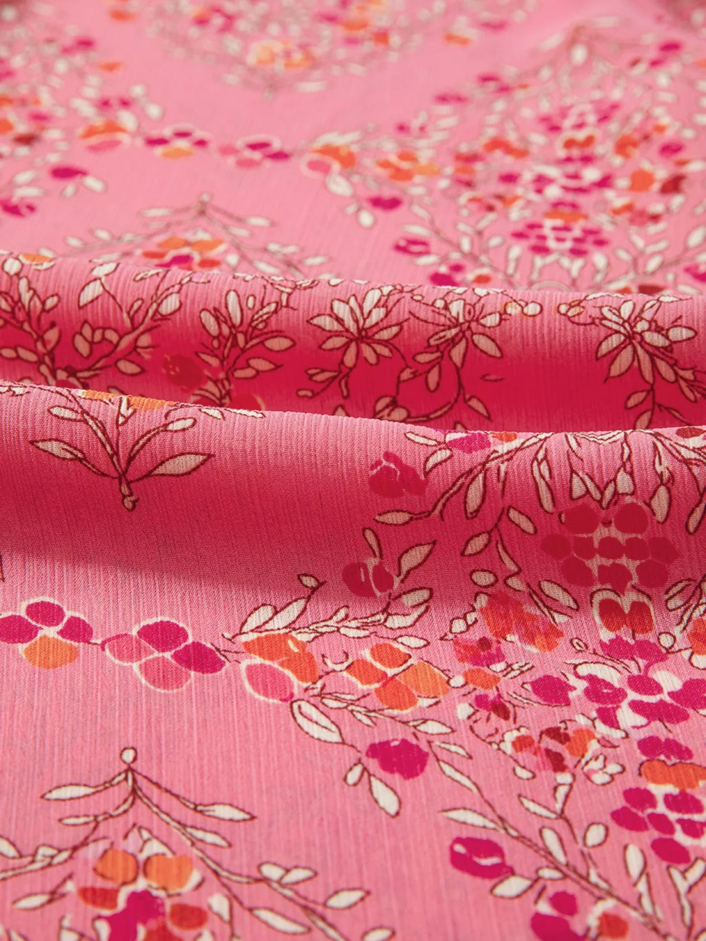 Sarah Express Women's Floral Print Lantern Sleeve Loose Shirt