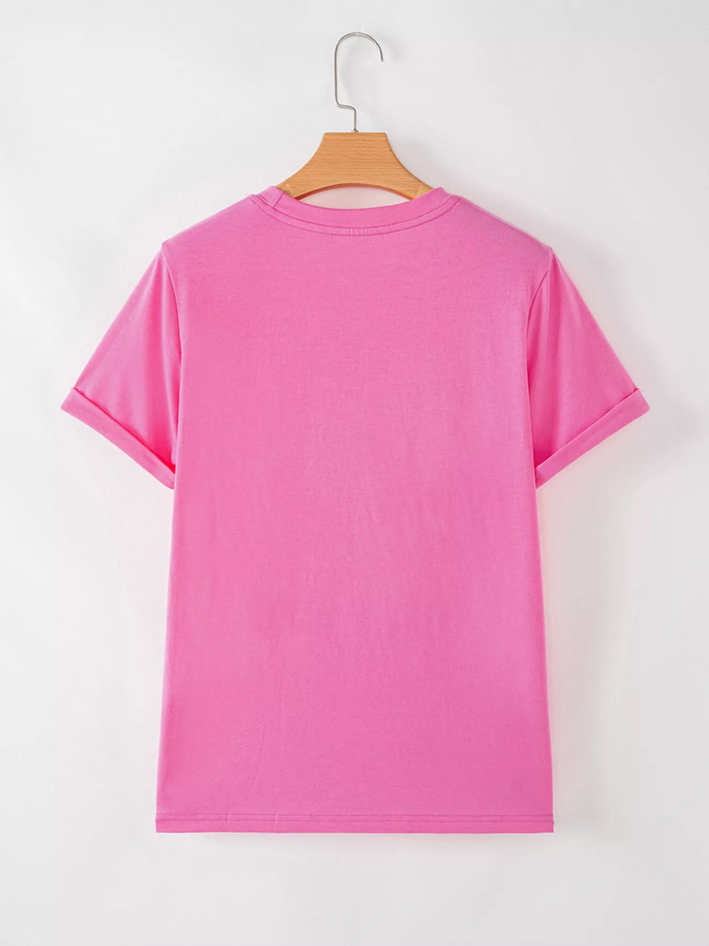 Sarah Express Women's Sequined Candy Swirl Christmas Short Sleeve T-Shirt