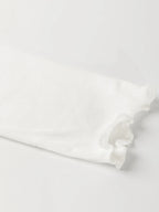 Sarah Express Women's Exposed Seam Slim Fit Long Sleeve Top