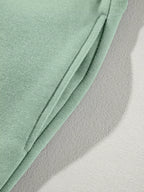 Sarah Express Women's Drop Shoulder Zip Up Jacket and Drawstring Pants Active 2pcs Set