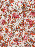 Sarah Express Women's Floral Long Sleeve Button Down Blouse