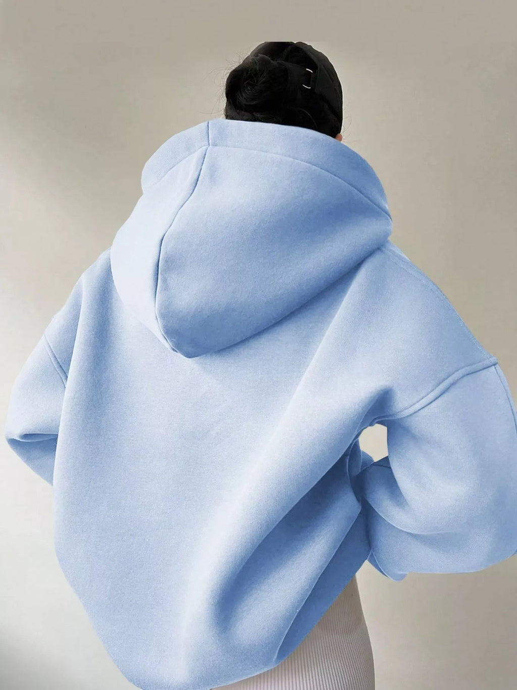 Sarah Express Women's Dropped Shoulder Long Sleeve Sweatshirt